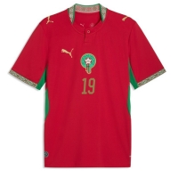 Camiseta Marruecos Youssef En-Nesyri #19 Primera Equipación Replica Mundial 2026 mangas cortas